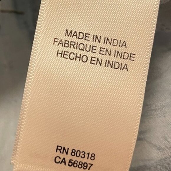 Lucky Brand Taylor Ruffle Peasant Blouse Blue - Small - Picture 9 of 16